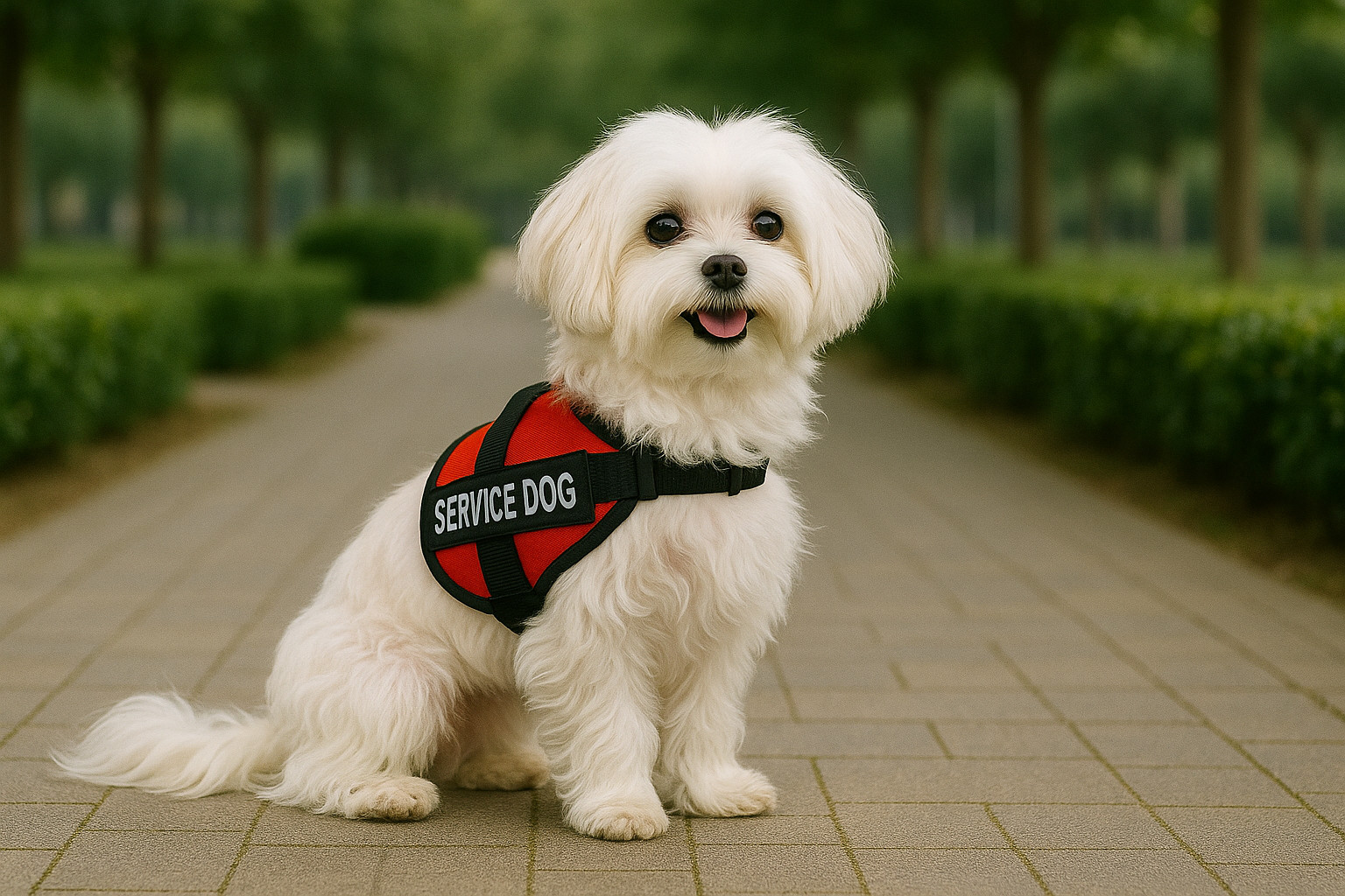 Maltese as a Service Dog