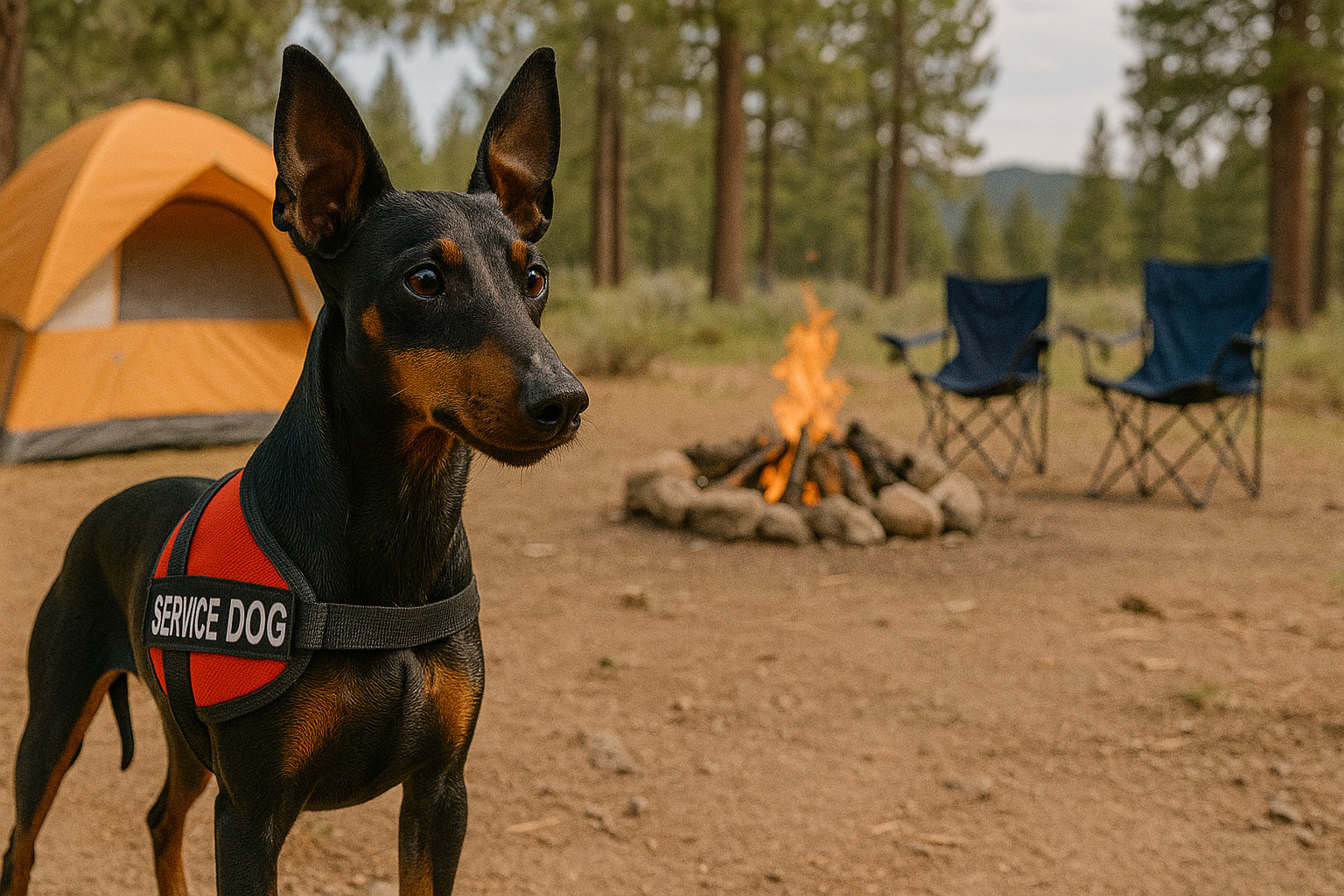 Manchester Terrier as a Service Dog