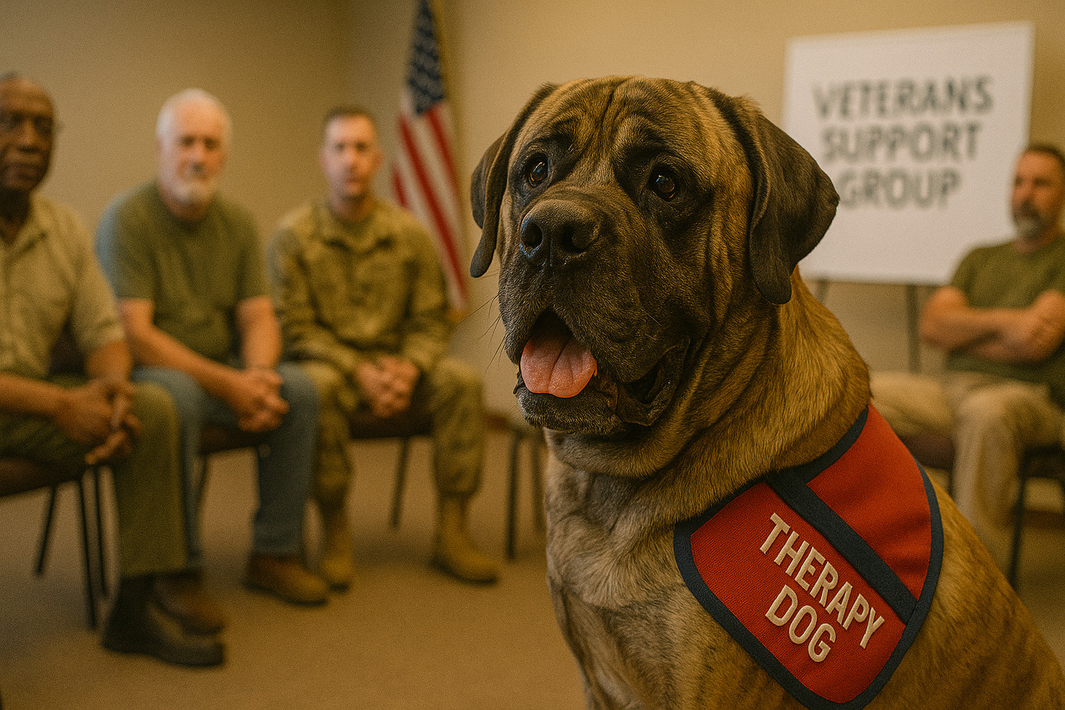 Mastiff as a Therapy Dog