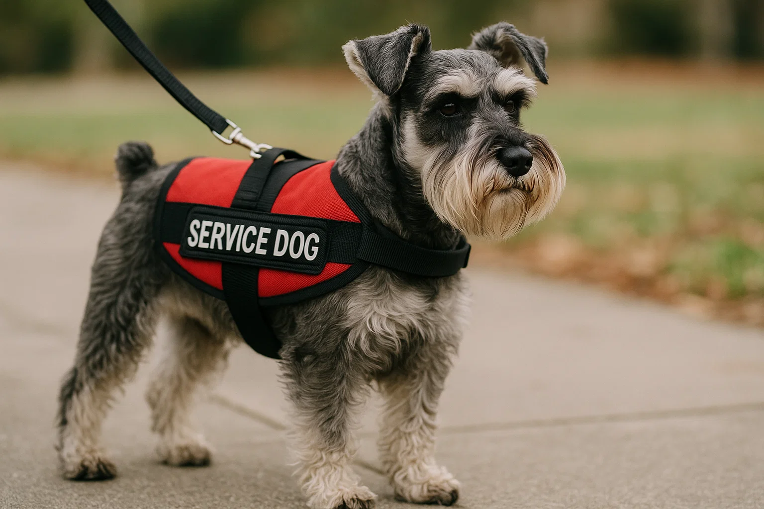 Miniature Schnauzer as a Service Dog