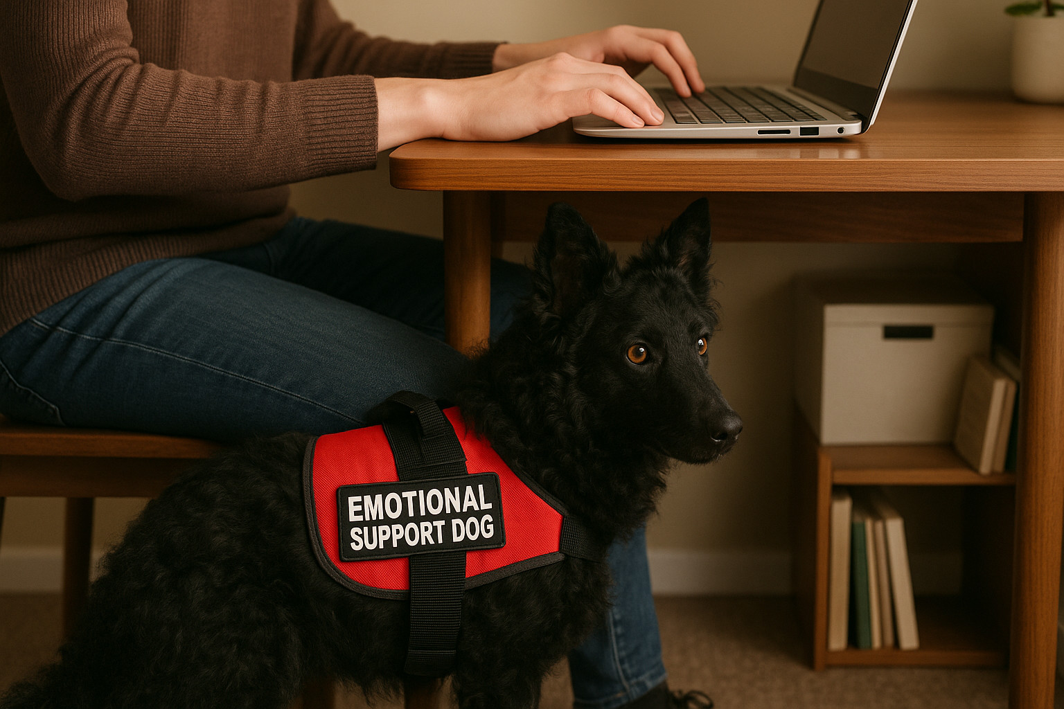 Mudi as an Emotional Support Dog