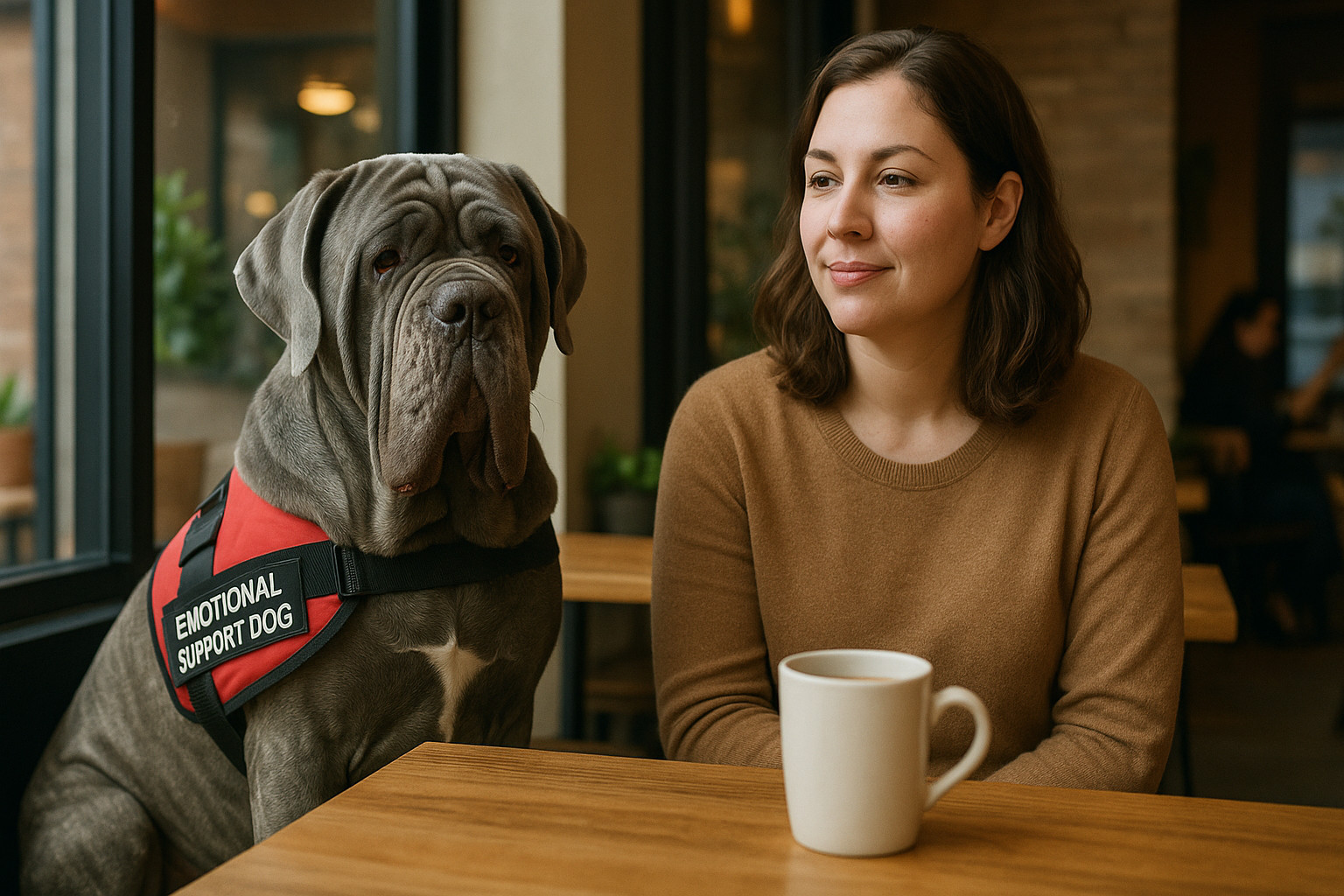 Neopolitan Mastiff as an Emotional Support Dog