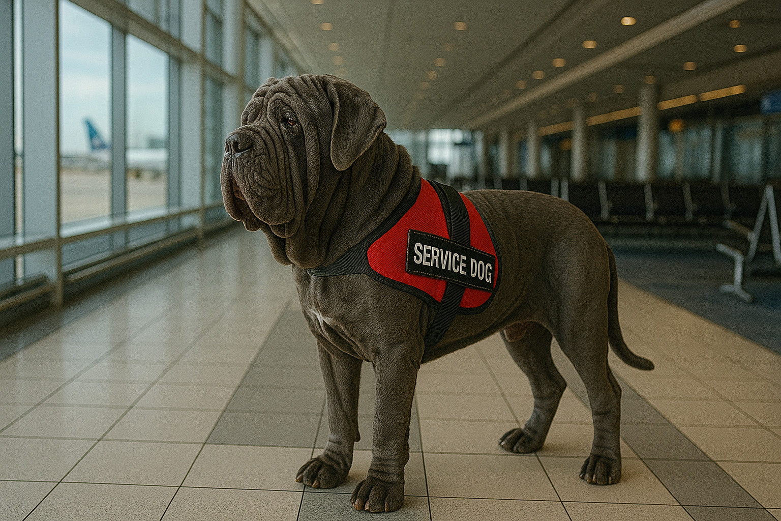 Neopolitan Mastiff as a Service Dog