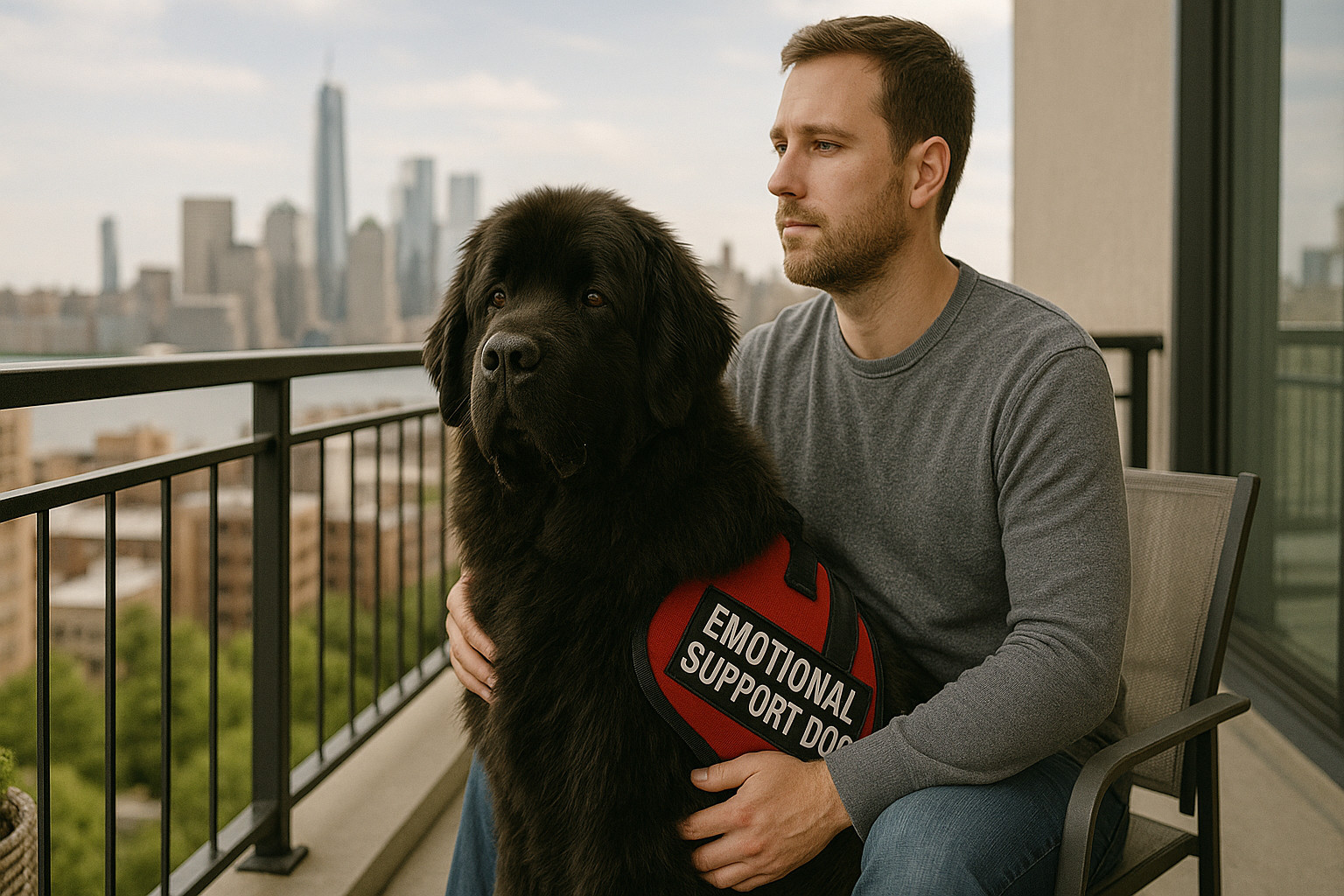Newfoundland as an Emotional Support Dog