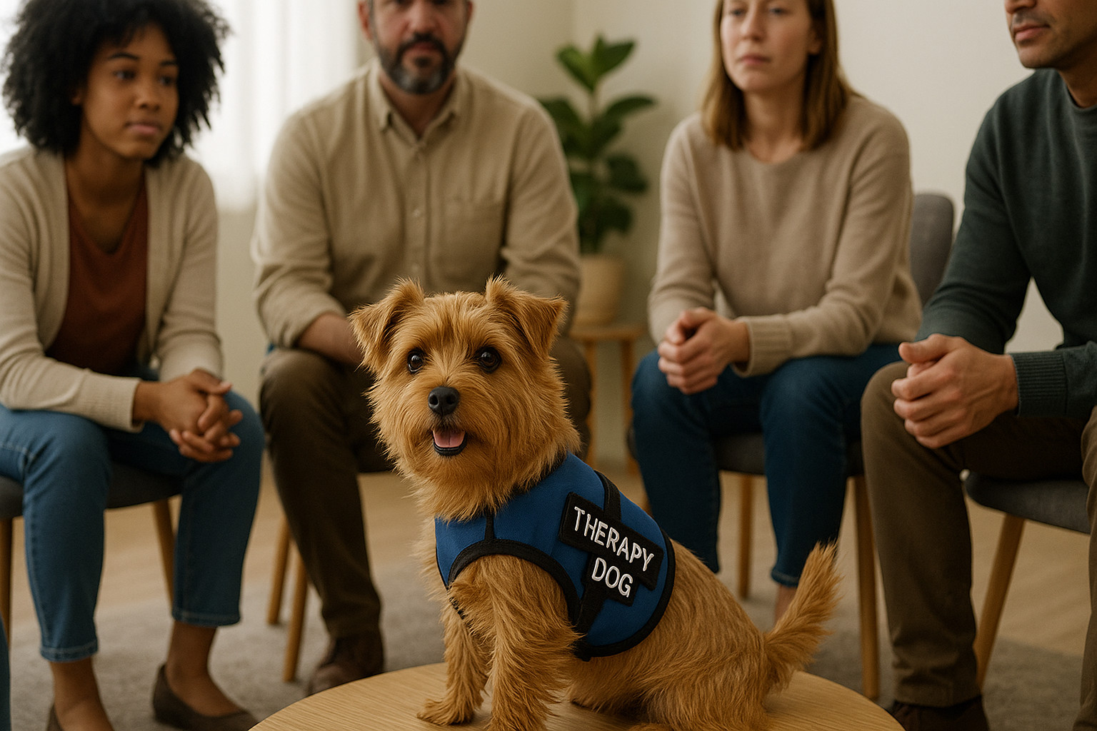 Norfolk Terrier as a Therapy Dog