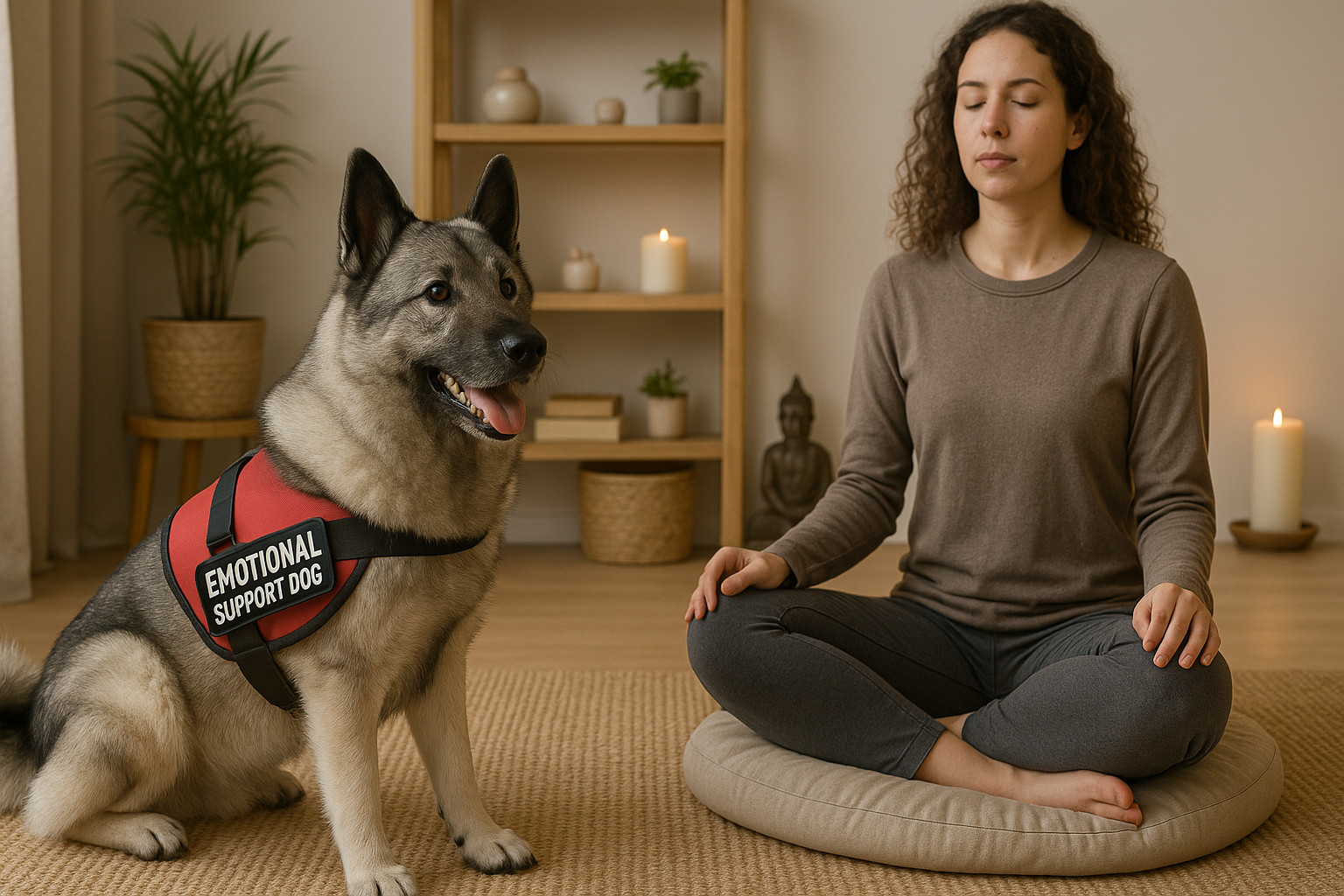 Norwegian Elkhound as an Emotional Support Dog