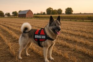 Norwegian Elkhound as a Service Dog