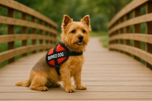 Norwich Terrier as a Service Dog