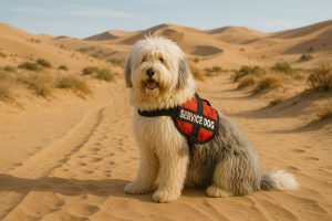 Old English Sheepdog as a Service Dog