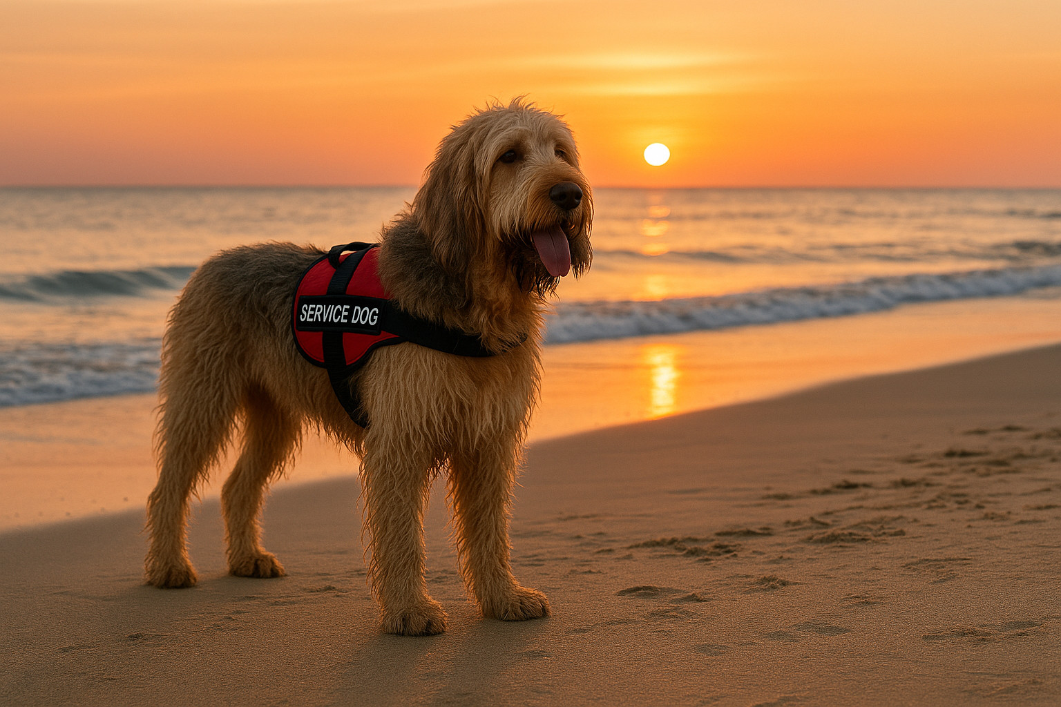 Otterhound as a Service Dog