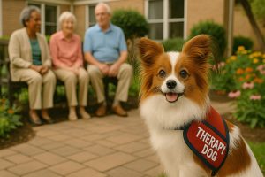 Papillon as a Therapy Dog