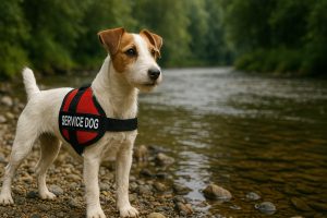 Parson Russell Terrier as a Service Dog