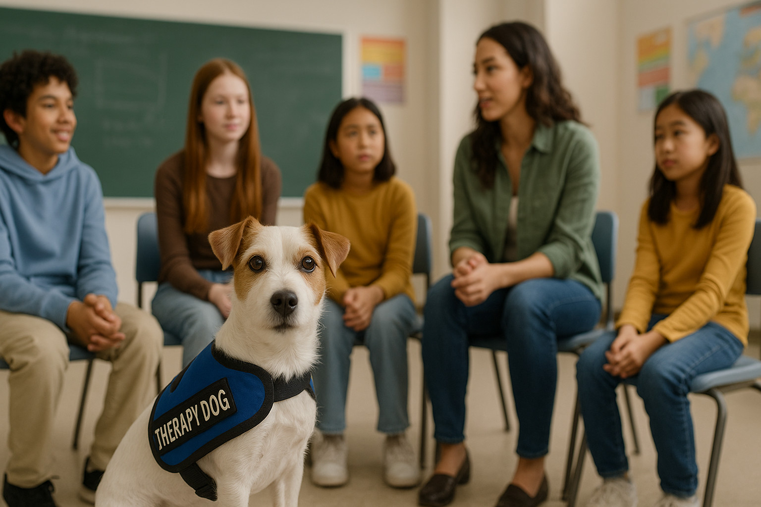 Russell Terrier as a Therapy Dog