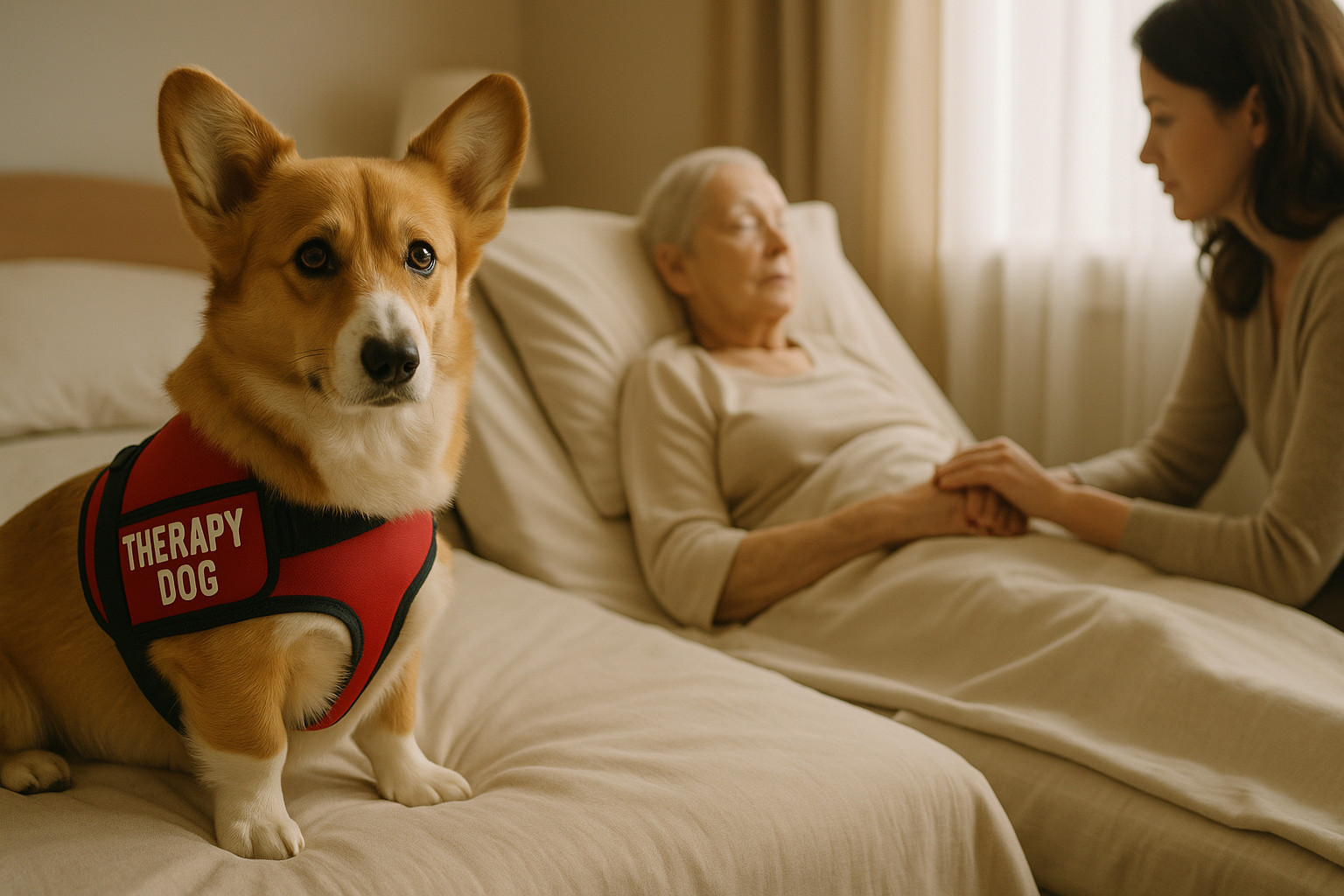 Pembroke Welsh Corgi as a Therapy Dog