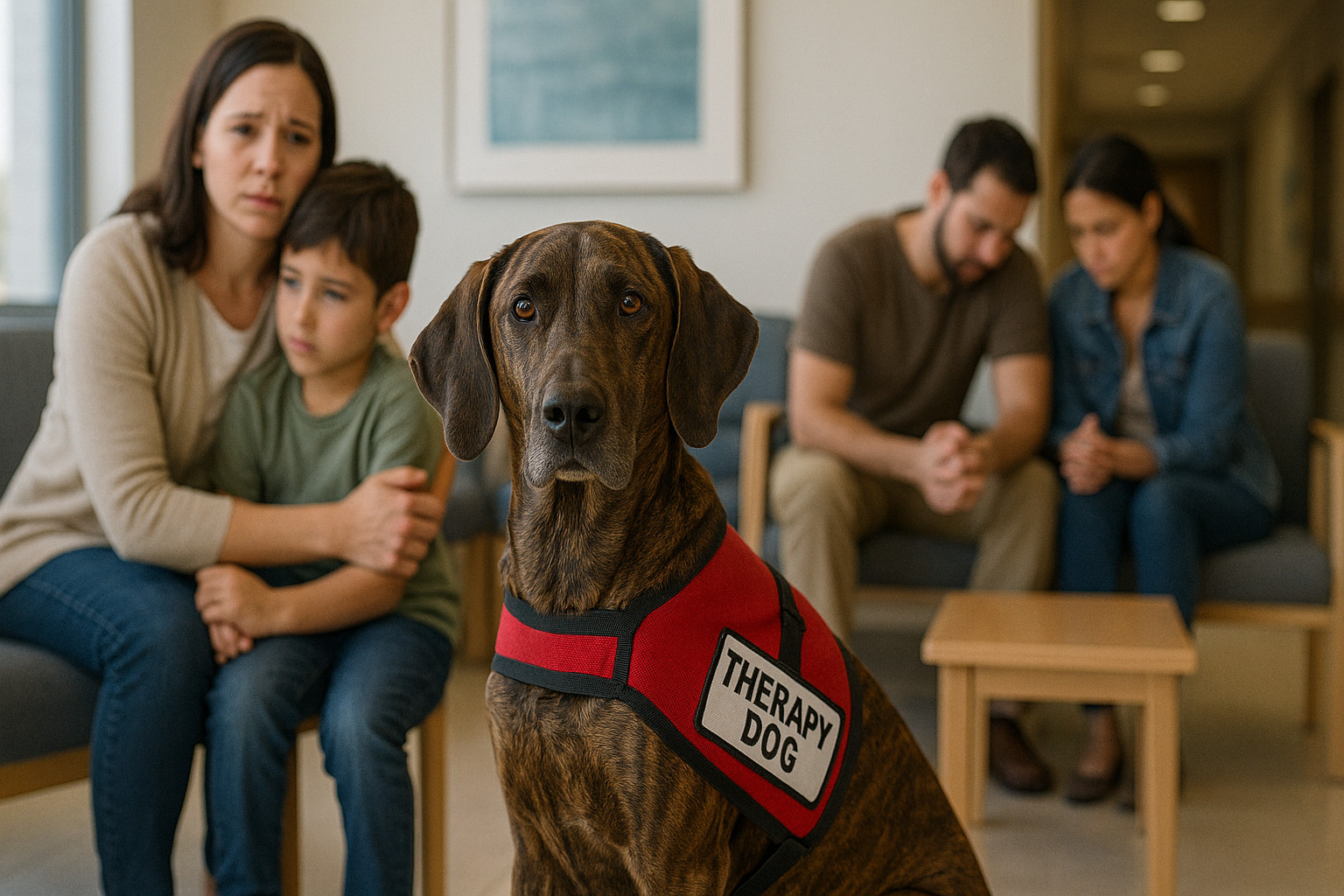 Plott Hound as a Therapy Dog