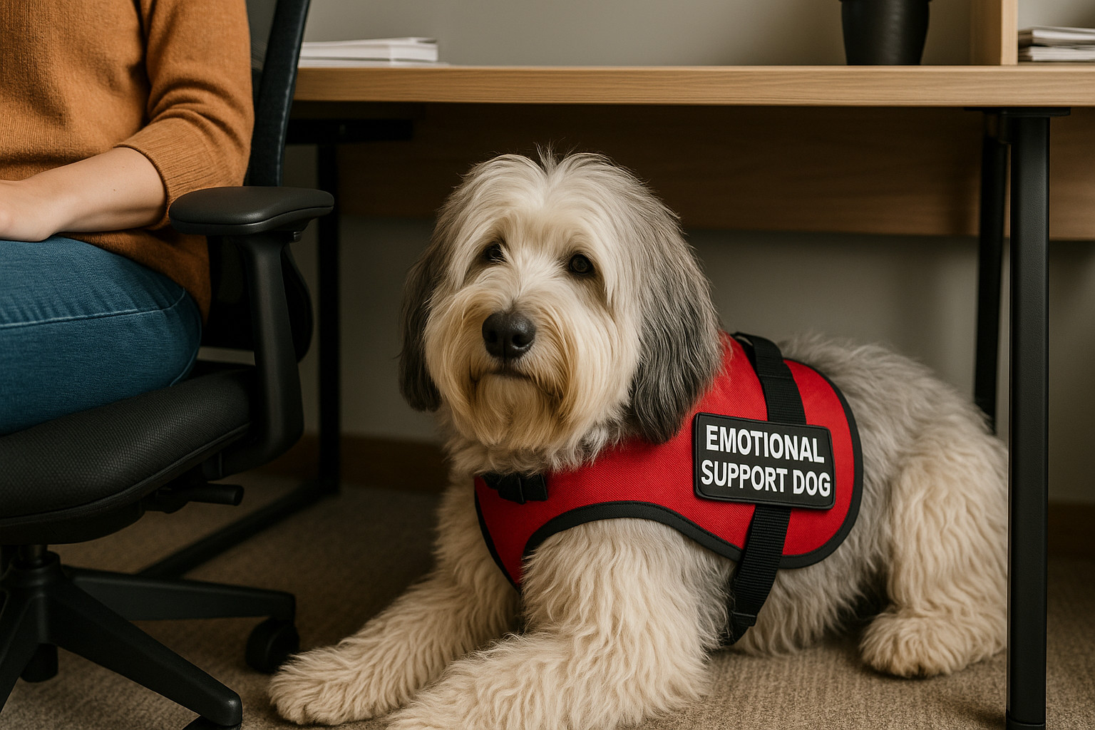 Polish Lowland Sheepdog as an Emotional Support Dog