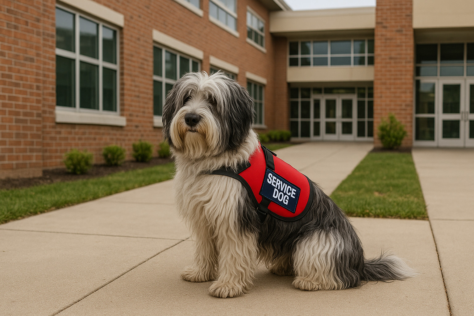 Polish Lowland Sheepdog as a Service Dog