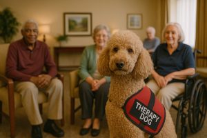 Poodle as a Therapy Dog