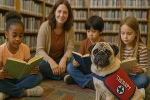 Pug as a Therapy Dog