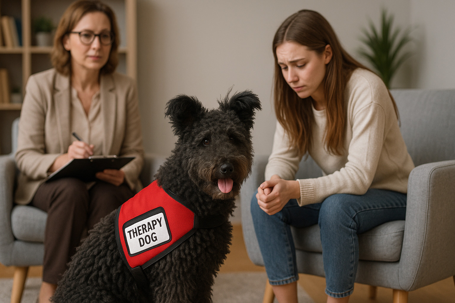 Puli as a Therapy Dog