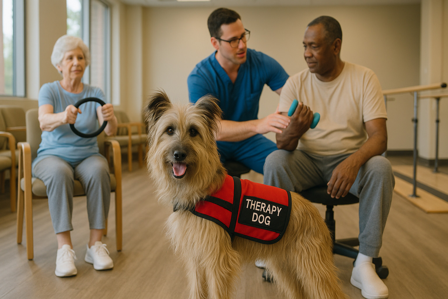 Pyrenean Shepherd as a Therapy Dog