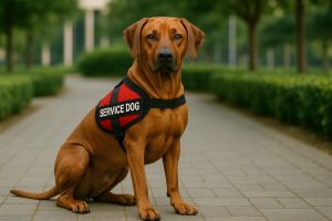 Rhodesian Ridgeback as a Service Dog