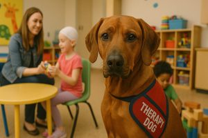 Rhodesian Ridgeback as a Therapy Dog