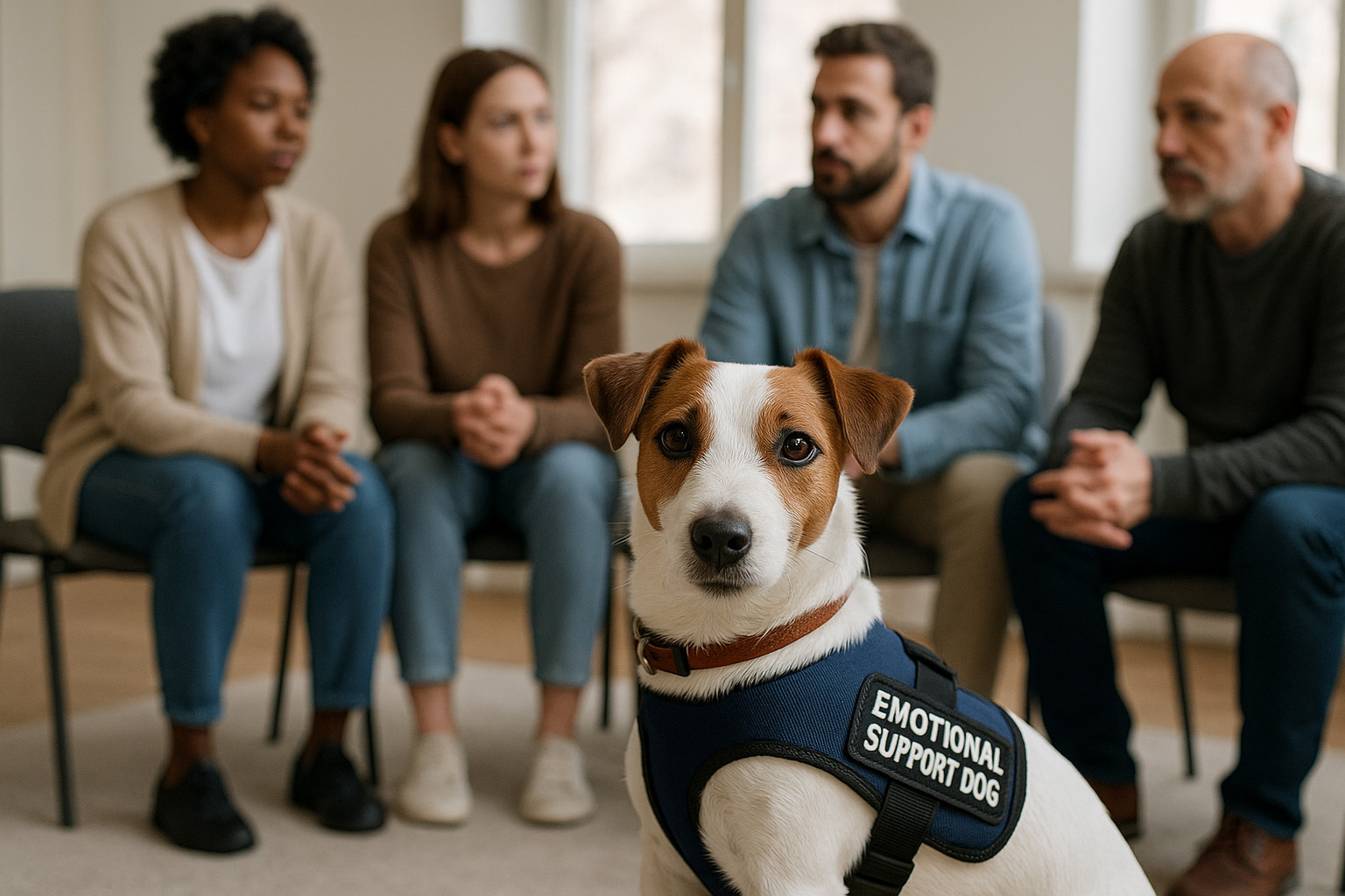 Russell Terrier as an Emotional Support Dog