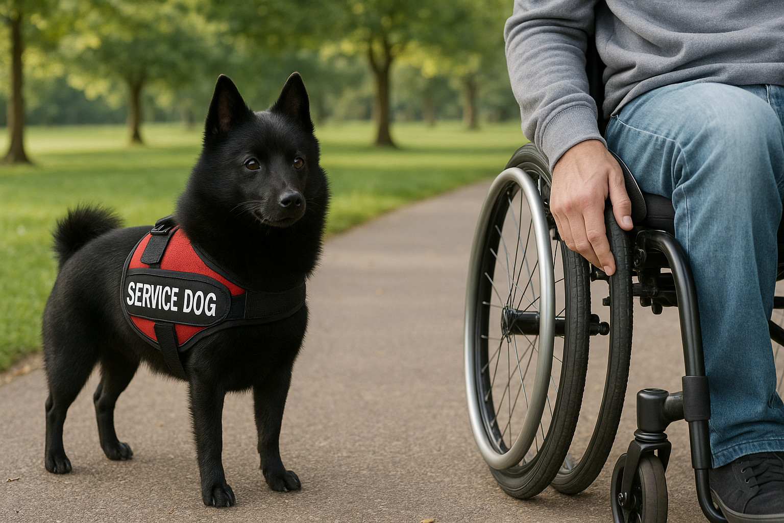 Schipperke as a Service Dog