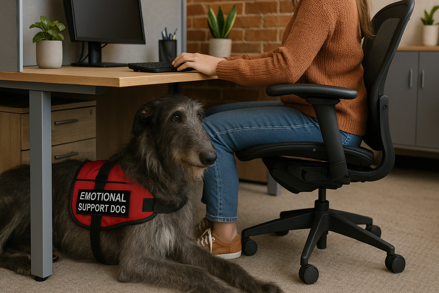 Scottish Deerhound as an Emotional Support Dog