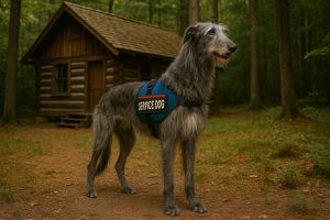 Scottish Deerhound as a Service Dog