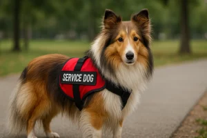 Shetland Sheepdog as a Service Dog