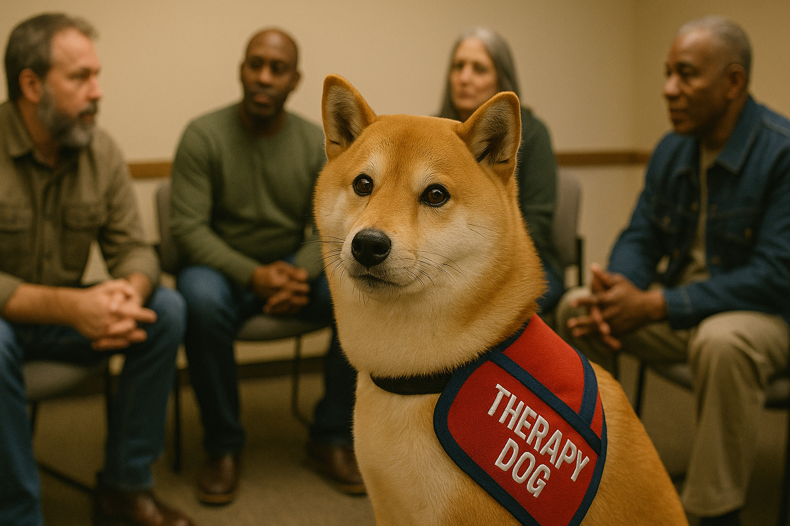 Shiba Inu as a Therapy Dog