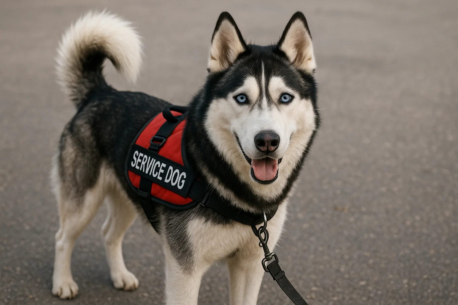 Siberian Husky as a Service Dog