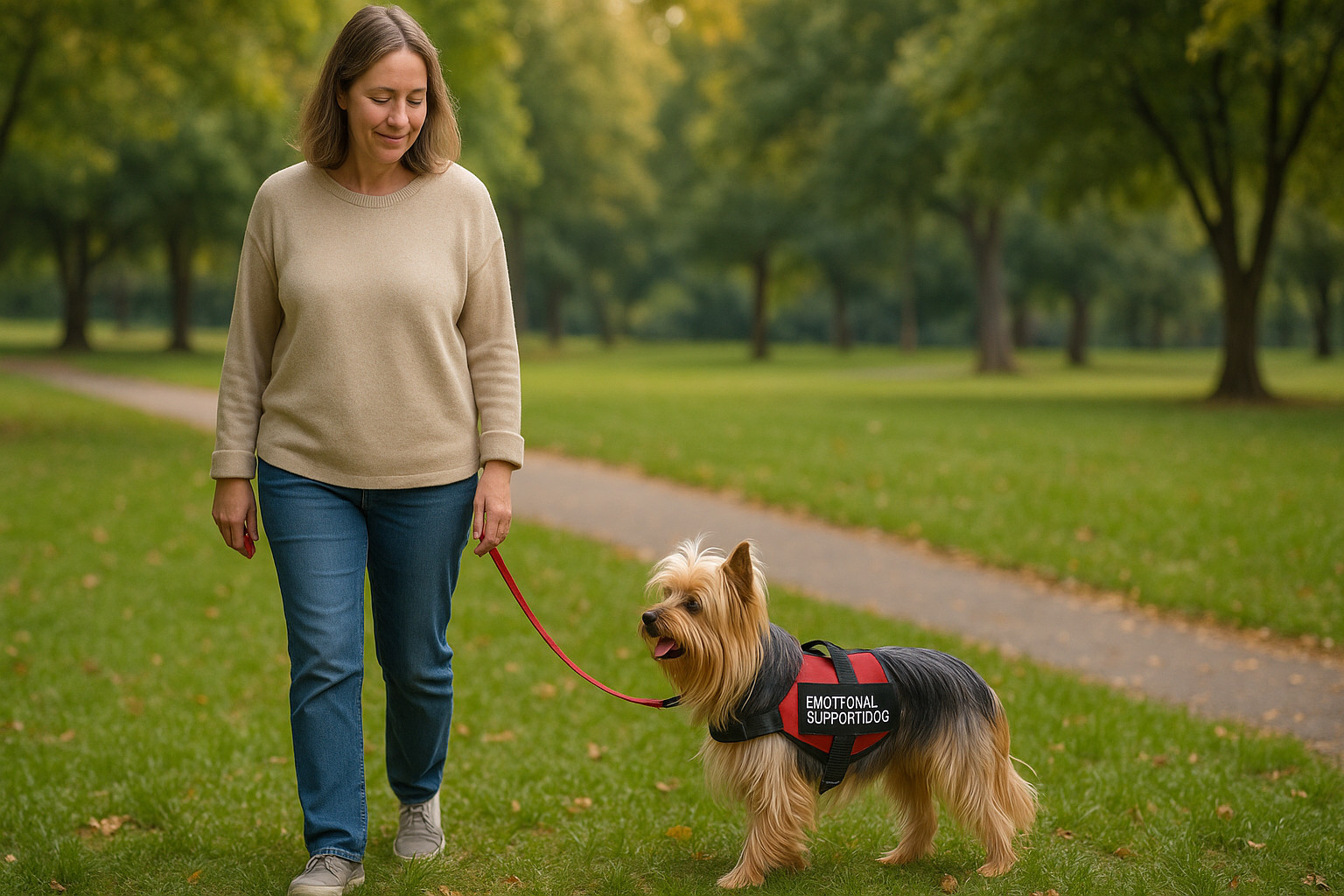Silky Terrier as an Emotional Support Dog
