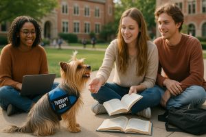 Silky Terrier as a Therapy Dog