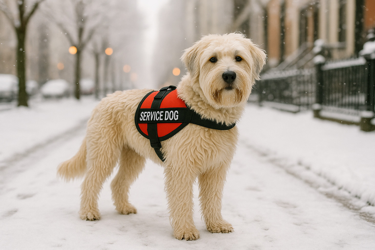 Soft Coated Wheaten Terrier as a Service Dog