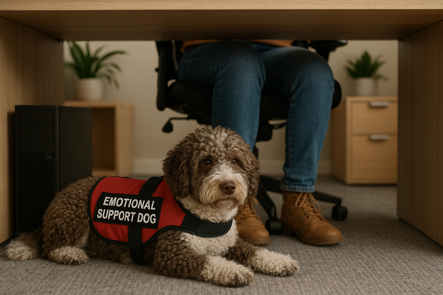 Spanish Water Dog as an Emotional Support Dog