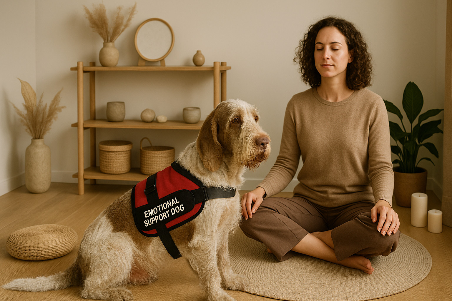 Spinone Italiano as an Emotional Support Dog