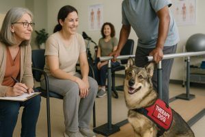 Swedish Vallhund as a Therapy Dog