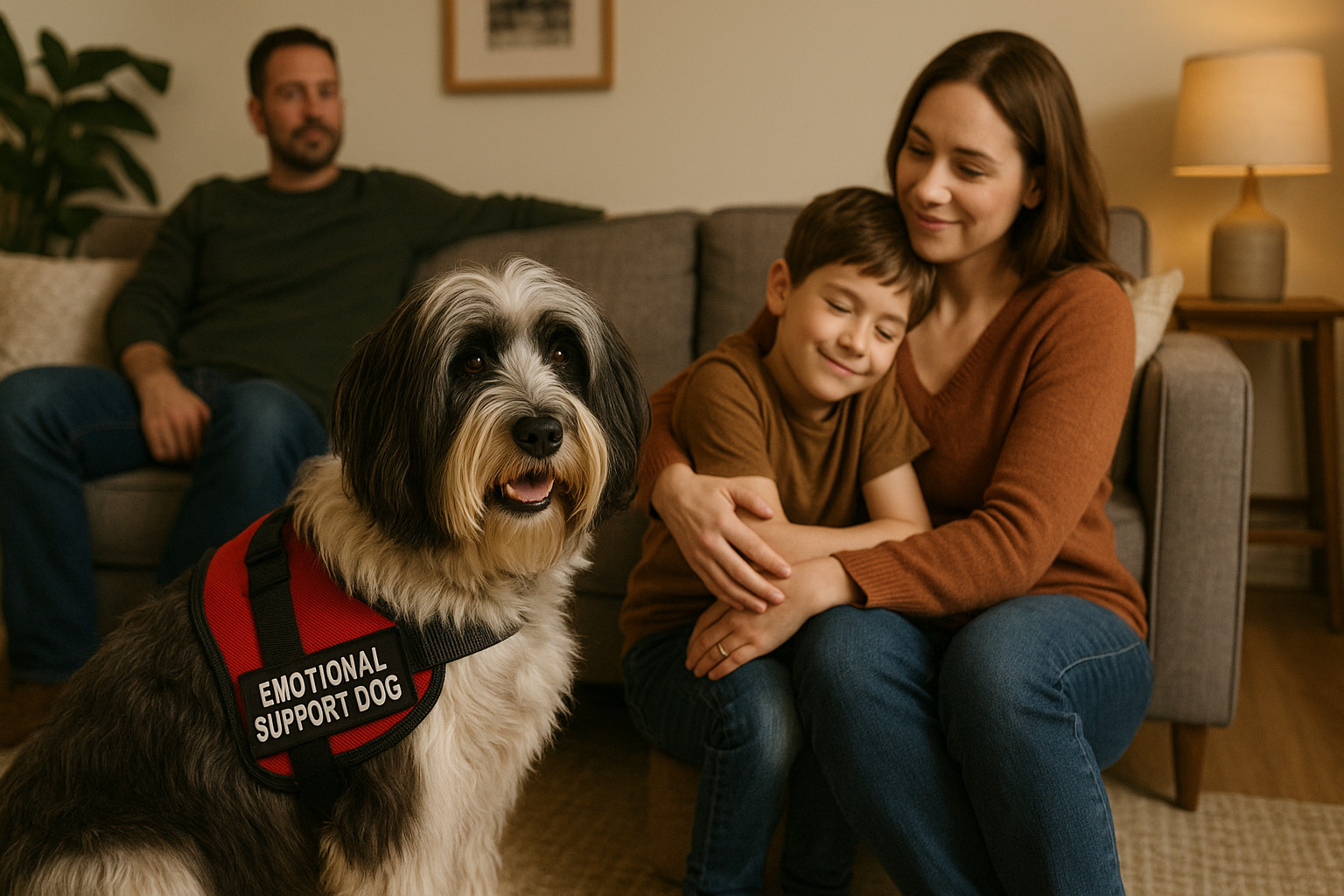 Tibetan Terrier as an Emotional Support Dog