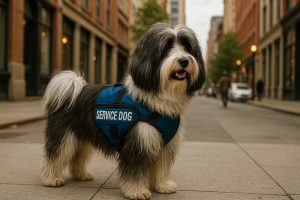 Tibetan Terrier as a Service Dog