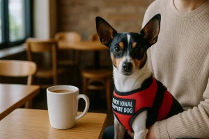 Toy Fox Terrier as an Emotional Support Dog
