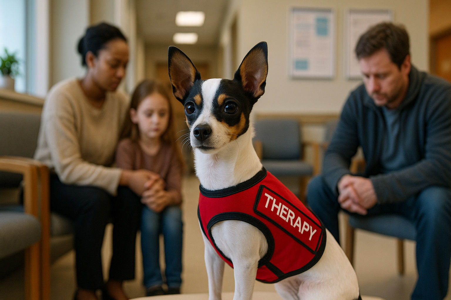 Toy Fox Terrier as a Therapy Dog