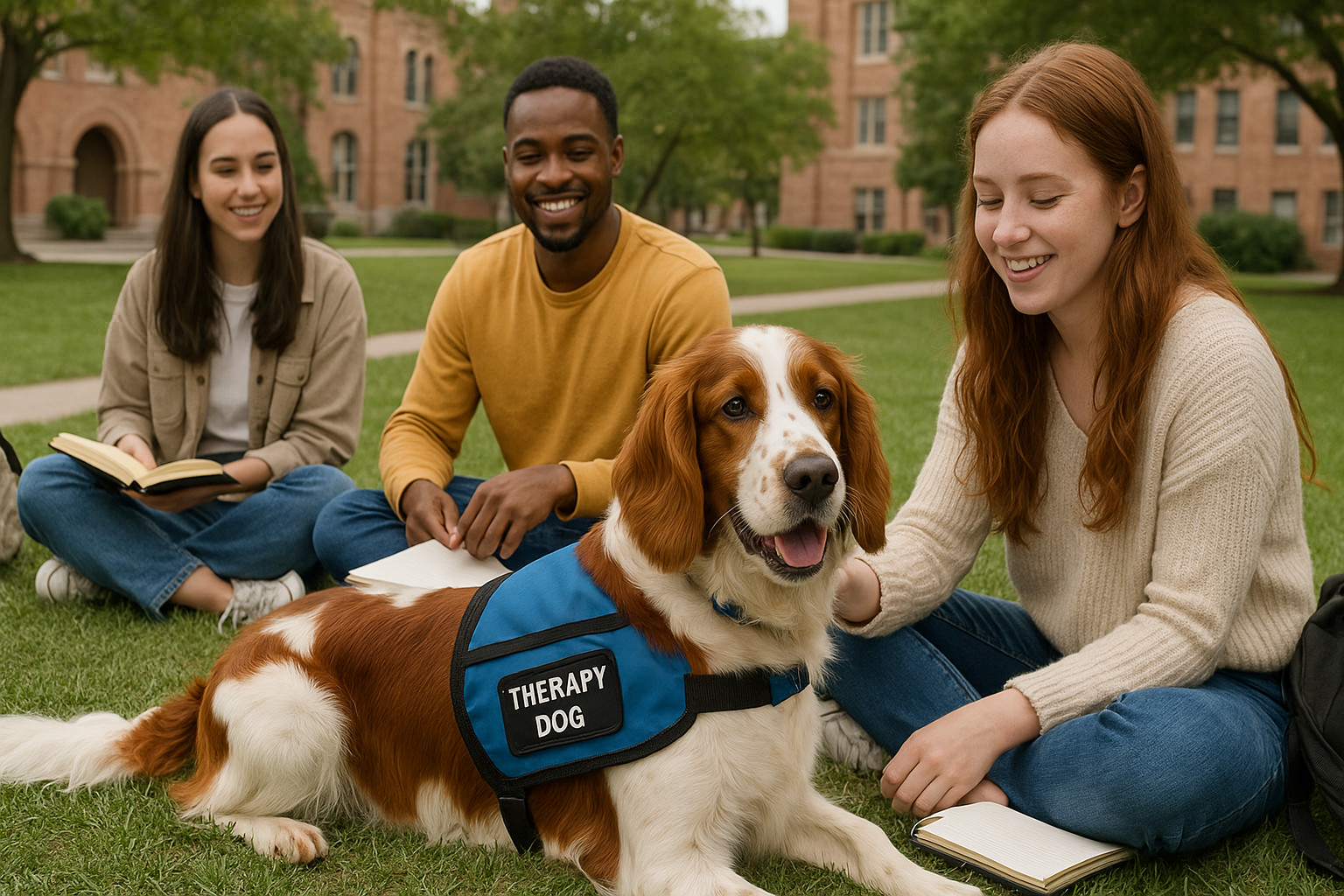 Welsh Springer Spaniel as a Therapy Dog