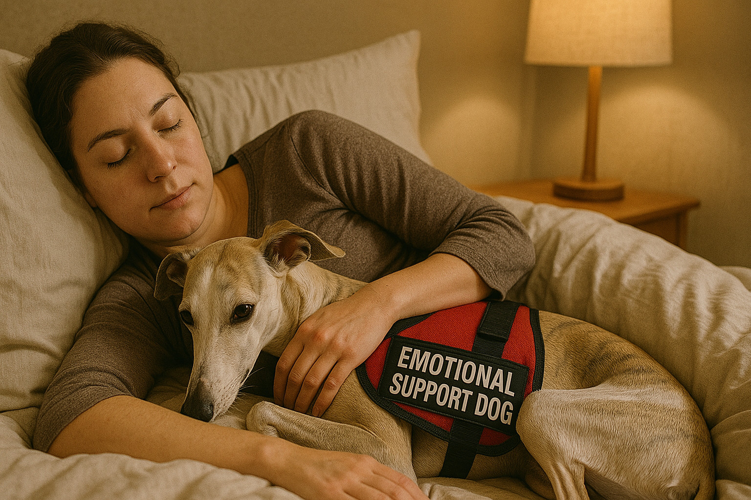 Whippet as an Emotional Support Dog