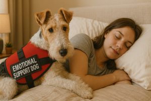 Wire Fox Terrier as a Therapy Dog