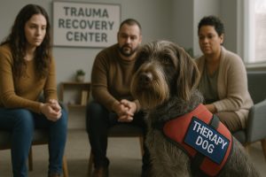 Wirehaired Pointing Griffon as a Therapy Dog