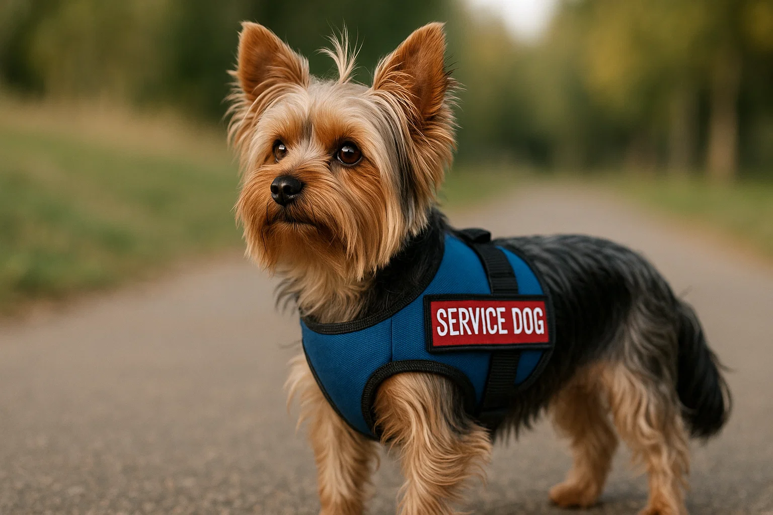 Yorkshire Terrier as a Service Dog